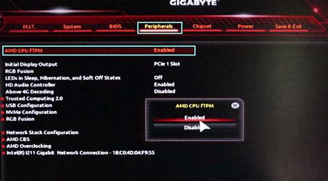enable tpm 2.0 gigabyte|enable secure boot gigabyte bios.
